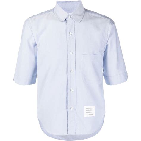 Camicia A Maniche Corte Con Applicazione da uomo di colore .